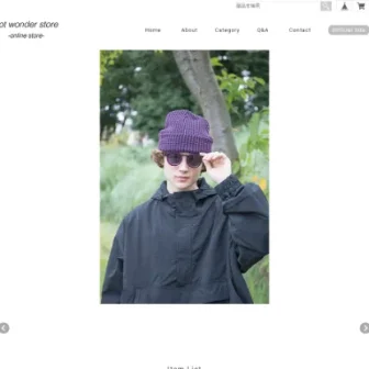 【wonderland】公式通販 not wonder store online store