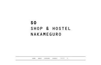 SO SHOP & HOSTEL NAKAMEGURO