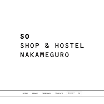 SO SHOP & HOSTEL NAKAMEGURO